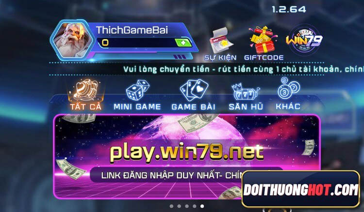 Win79 là cổng game bài mới ra mắt với phong cách hiện đại, trẻ trung. Cùng kênh Đổi Thưởng Hot đánh giá chi tiết nhà cái win 79 xem có trò gì hay nhé!