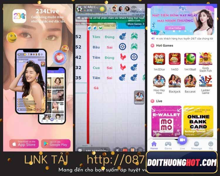 234live app là nhà cái tổng hợp, vừa chơi bài vừa ngắm gái. Vậy trải nghiệm 234 live thế nào? tải 234 live ở đâu? Hãy cùng Đổi Thưởng Hot đánh giá chi tiết!