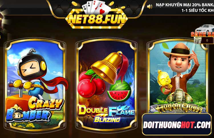 Net88 Vin là cổng game bài với đồ họa đẹp mắt, nhiều tính năng hay. Cùng kênh Đổi Thưởng Hot đánh giá chi tiết và tìm link tải Net88 Fun mới nhất nhé. 