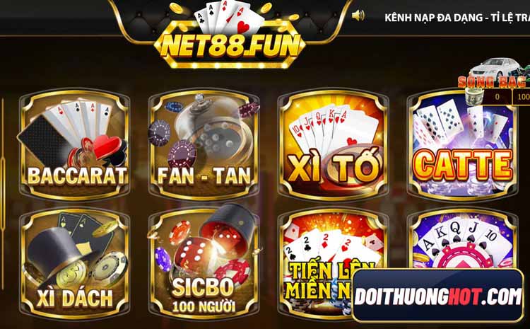 Net88 Vin là cổng game bài với đồ họa đẹp mắt, nhiều tính năng hay. Cùng kênh Đổi Thưởng Hot đánh giá chi tiết và tìm link tải Net88 Fun mới nhất nhé. 