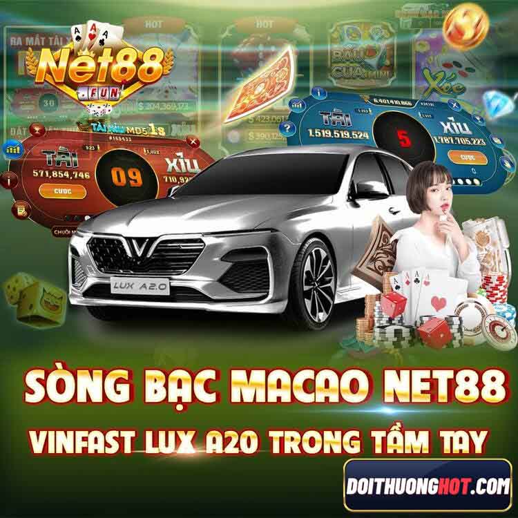 Net88 Vin là cổng game bài với đồ họa đẹp mắt, nhiều tính năng hay. Cùng kênh Đổi Thưởng Hot đánh giá chi tiết và tìm link tải Net88 Fun mới nhất nhé. 