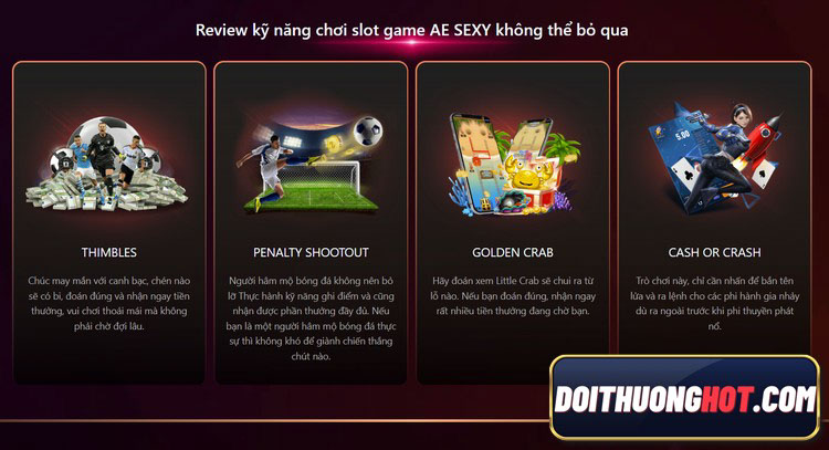 AESexy là gì? Liệu nhà cái AESexy có cùng chủ quản với AE88? AESexy Slot có gì hay? Hãy cùng kênh Đổi Thưởng Hot tìm hiểu và đánh giá chi tiết!