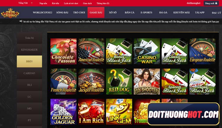 2826 casino là nhà cái bóng đá với sự hỗ trợ, liên kết từ nhiều nguồn uy tín. Cùng kênh Đổi Thưởng Hot đánh giá và tìm link tải 2826 casino mới nhất.