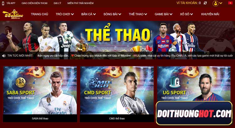 88 Online Casino là nhà cái bóng đá rất thịnh hành hiện nay. Vậy game 88 online có gì? Link tải 88online mới nhất ở đâu? Hãy tìm hiểu cùng kênh Đổi Thưởng Hot!