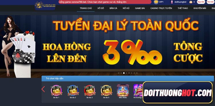 Nhà cái Corona 789 casino là tên tuổi còn khá mới mẻ tại thị trường Việt Nam. Tuy vậy vẫn có những nét mới, nhiều ưu đãi khủng tại Corona789. Hãy cùng tìm hiểu!