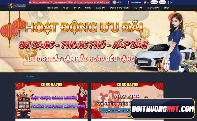 Nhà cái Corona 789 casino là tên tuổi còn khá mới mẻ tại thị trường Việt Nam. Tuy vậy vẫn có những nét mới, nhiều ưu đãi khủng tại Corona789. Hãy cùng tìm hiểu!