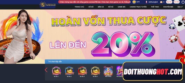 Nhà cái Corona 789 casino là tên tuổi còn khá mới mẻ tại thị trường Việt Nam. Tuy vậy vẫn có những nét mới, nhiều ưu đãi khủng tại Corona789. Hãy cùng tìm hiểu!