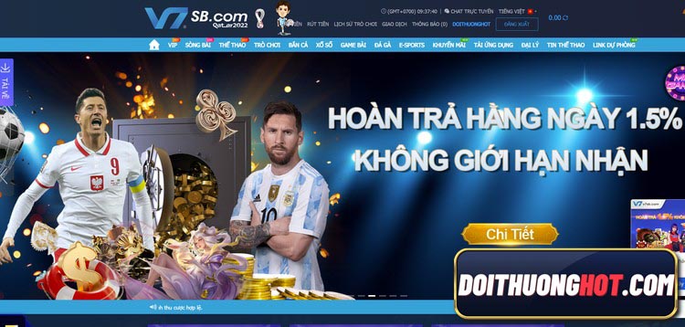 V7sb Com là nhà cái thể thao với số lượng game siêu khủng. Cùng kênh Đổi Thưởng Hot đánh giá chi tiết V7 Club và tìm link tải v7 Casino mới nhất.