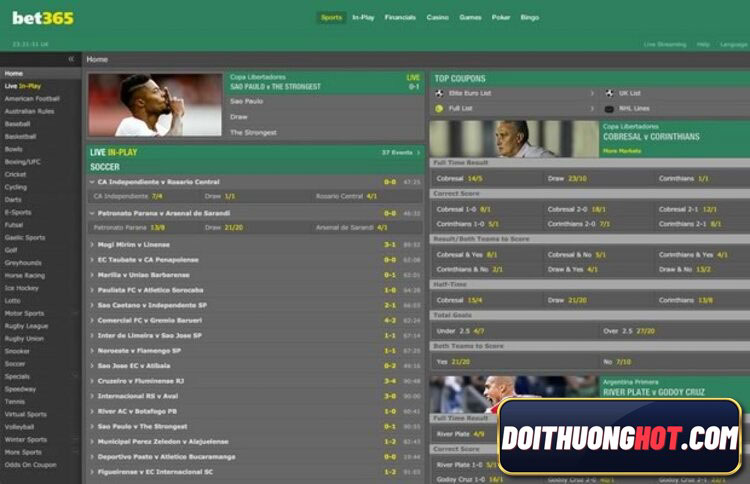 Bet365 it - bet365vn -bet365 ee là nhà cái bóng đá nổi tiếng thế giới. Vậy bet365 đăng nhập ở đâu? Bản bet365 mobile liệu đã có tiếng việt? Hãy cùng phân tích!