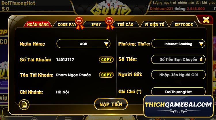 Suvip club là cổng game đổi thưởng đang rất được dân chơi ưa chuộng. Cùng kênh Đổi Thưởng Hot đánh giá và tìm link tải suvip club apk mới nhất hiện nay.