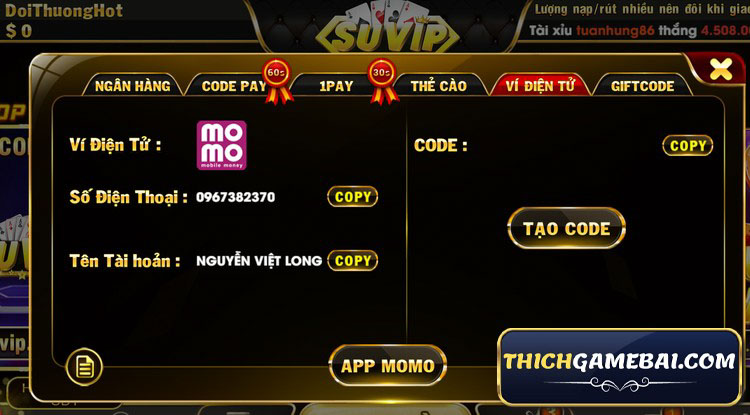 Suvip club là cổng game đổi thưởng đang rất được dân chơi ưa chuộng. Cùng kênh Đổi Thưởng Hot đánh giá và tìm link tải suvip club apk mới nhất hiện nay.