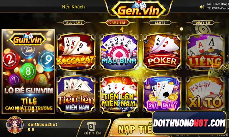 Gun Vin - Gen Vin là cổng game bài đến từ Vương Quốc Anh khá mới lạ. Cùng kênh Đổi Thưởng Hot đánh giá và tìm link tải gun vin tài xỉu mới nhất!