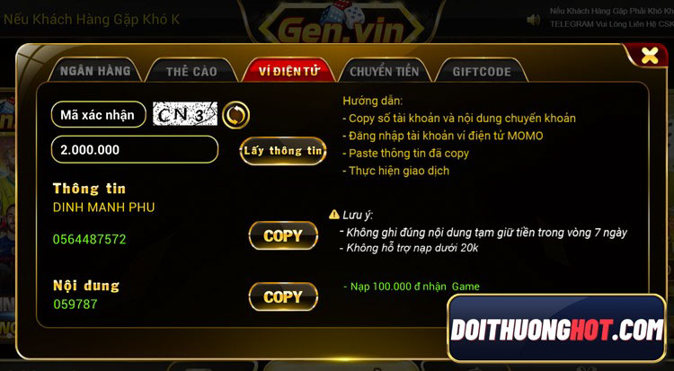 Gun Vin - Gen Vin là cổng game bài đến từ Vương Quốc Anh khá mới lạ. Cùng kênh Đổi Thưởng Hot đánh giá và tìm link tải gun vin tài xỉu mới nhất!