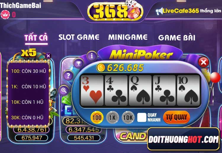 368Vin là cổng game bài được đầu tư khá bài bản. Cùng kênh Đổi Thưởng Hot đánh giá chi tiết nhà cái này, và tìm link tải 368Vin mới nhất.