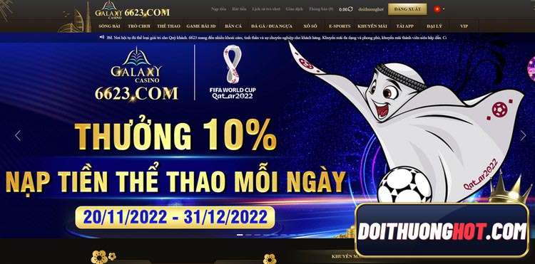 Nhà cái Galaxy6623 là nơi nhiều anh em tin tưởng để Bet Bóng. Vậy thông tin galaxy6623 lừa đảo liệu có thật hay không? Hãy cùng kênh Đổi Thưởng Hot làm rõ!