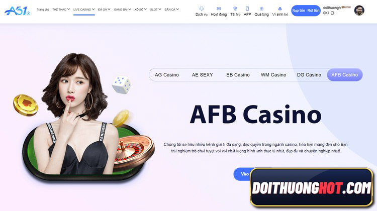 A51 Club là sàn Casino với rất nhiều bộ môn mà Bet thủ yêu thích. Vậy cùng Đổi Thưởng Hot đánh giá xem club 51 - a51 reviews xem có gì đặc sắc không nhé!