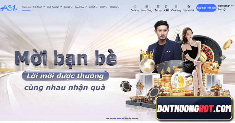 A51 Club là sàn Casino với rất nhiều bộ môn mà Bet thủ yêu thích. Vậy cùng Đổi Thưởng Hot đánh giá xem club 51 - a51 reviews xem có gì đặc sắc không nhé!