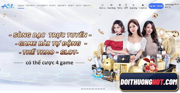 A51 Club là sàn Casino với rất nhiều bộ môn mà Bet thủ yêu thích. Vậy cùng Đổi Thưởng Hot đánh giá xem club 51 - a51 reviews xem có gì đặc sắc không nhé!