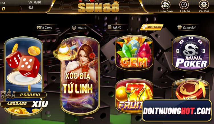 Sun88 net là cổng game bài rất được ưa chuộng hiện nay. Cùng kênh Đổi Thưởng Hot tìm hiểu xem sun88 tài xỉu có gì và link tải sun88 apk mới nhất không bị chặn!