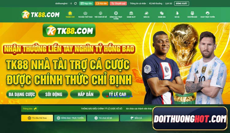 TK88 là nhà cái đình đám với nhiều cổng game rất hay. Cùng kênh Đổi Thưởng Hot đánh giá chi tiết & tìm link tải tk888 - tk880 mới nhất hiện nay.