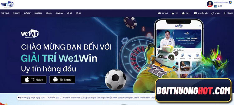 We1win: Big Bookie | Kiếm Tiền Cá Độ Chưa Bao Giờ Dễ Đến Thế