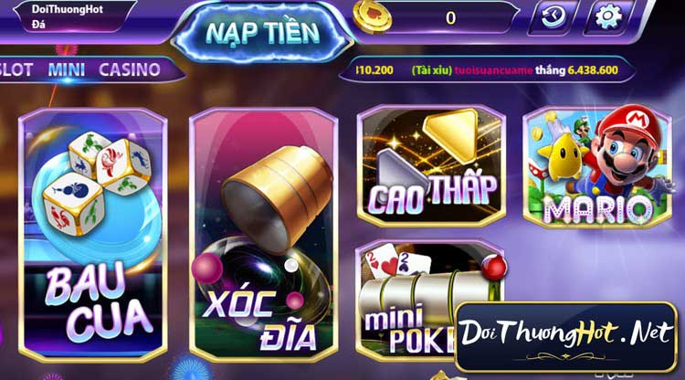 WinBit là nhà cái game bài đổi thưởng hàng đầu, có hệ thống bảo mật tuyệt đối và các tựa game hấp dẫn. Trải nghiệm cá cược tại WinBit cùng Đổi Thưởng Hot nhé!