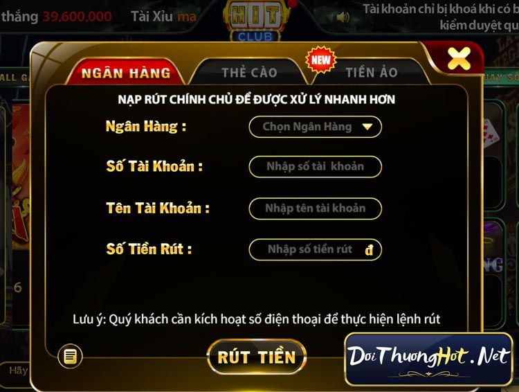 Hit Club là cổng game bài viễn tây mới ra mắt đầu 2023. Vậy HitClub có gì hay? Việc Nạp - Đổi liệu có dễ dàng? Hãy cùng đánh giá kĩ với kênh Đổi Thưởng Hot!