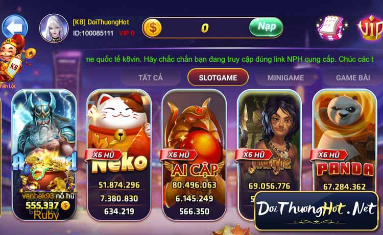 Chúng tôi chọn K8vin Club là cổng game được đánh giá trên cổng tin tức Đổi Thưởng Hot, vì đây là sân chơi uy tín và được kỳ vọng cao. Hãy cùng xem nó có gì?