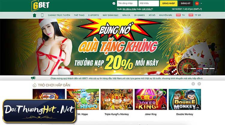 6Bet là gì? 6bet slot chơi liệu có dễ? Link tải 6Betvn - 6bet999 ở đâu? Hãy cùng làm rõ những điều này cùng kênh tin tức Đổi Thưởng Hot.