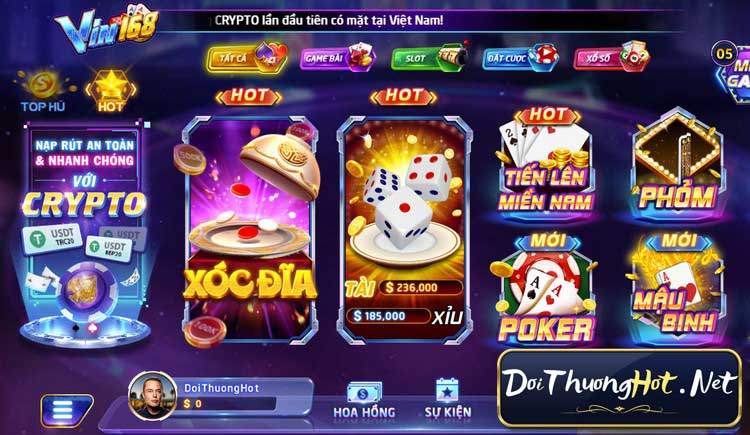 Vin168 Club đang nổi lên là một Casino rất đáng trải nghiệm. Cùng kênh Đổi Thưởng Hot đánh giá nhà cái này  & tìm link tải Vin168 mới nhất nhé.