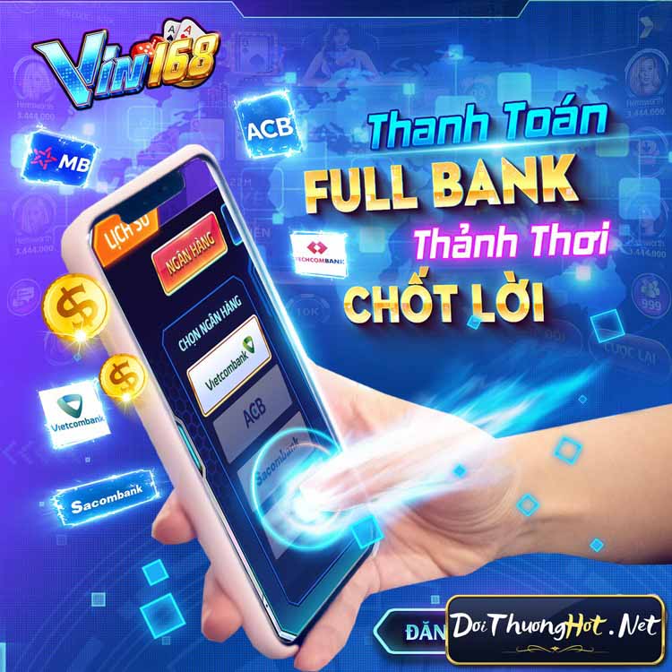 Vin168 Club đang nổi lên là một Casino rất đáng trải nghiệm. Cùng kênh Đổi Thưởng Hot đánh giá nhà cái này  & tìm link tải Vin168 mới nhất nhé.