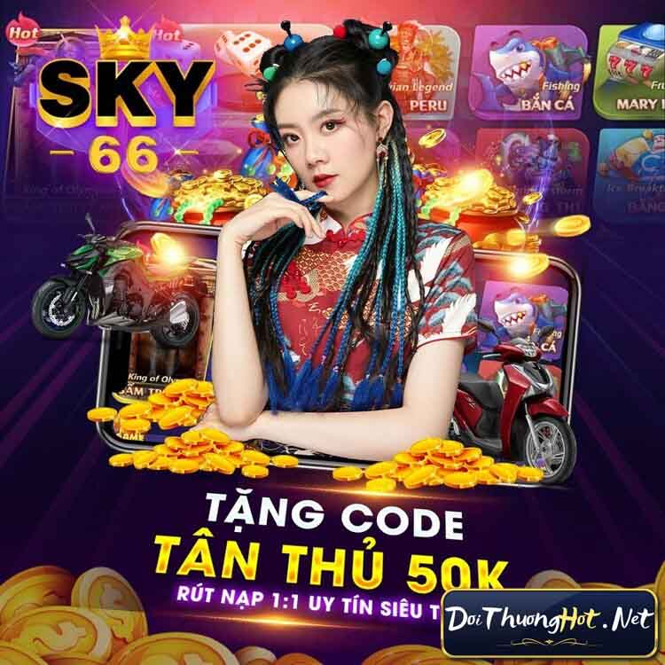 Sky66 Club là cổng game bài mới ra mắt nhưng hứa hẹn nhiều game rất hấp dẫn. Cùng kênh Đổi Thưởng Hot đánh giá chi tiết và tìm link tải nhà cái này!