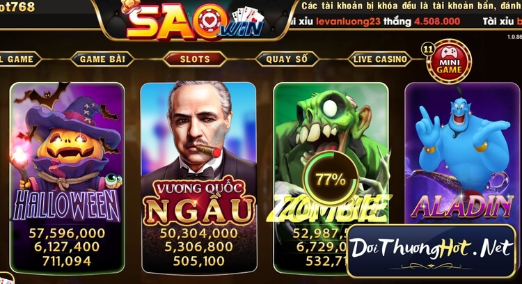 Nhà cái Sao Win - Trải nghiệm đỉnh cao với game bài đổi thưởng và nổ hũ đa dạng. Hấp dẫn, uy tín và an toàn. Khám phá ngay cùng kênh Đổi Thưởng Hot!