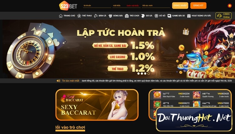 Đánh giá chi tiết về nhà cái 523Bet Casino - Trải nghiệm tuyệt vời, uy tín và đa dạng trò chơi. Khám phá ưu điểm và nhược điểm của 523Bet ngay!