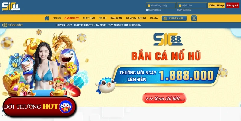 Nhà Cái SIC88: Lựa Chọn Khôn Ngoan Của Game Thủ Thực Thụ